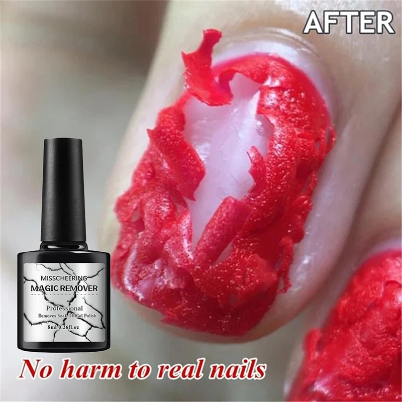 

8ml/pcs Magic Remover Nail Gel Polish Remover UV Gel Polish Delete Magic Burst Nail Gel Semi Permanent Nail Varnish Remover