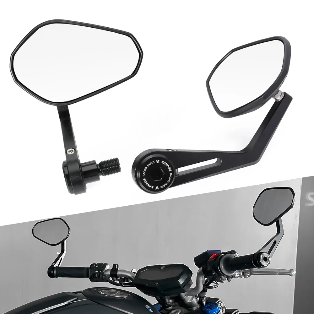 

MT07 MT09 Конец руля E9 Зеркала заднего вида для Yamaha FZ-07 FZ-09 FZ-10 MT-10 MT-09 FZ6 FZ1 XJ6 T-MAX 500 530 1995-2024