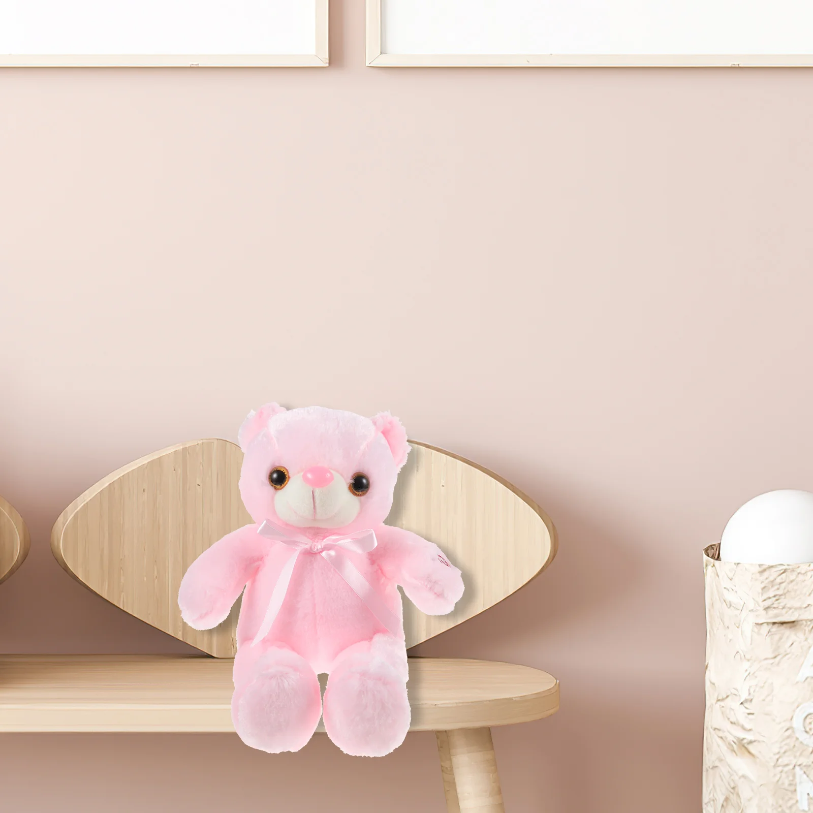 

Light Up Bear Plush Girls Gift Big Girls Gift Bear Shape Glowing Plaything for Kids