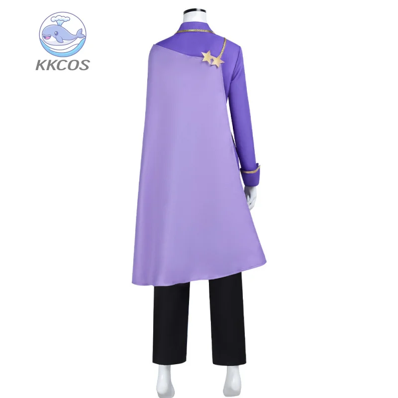 Фото Игра Undertale Nighemare Sans Косплей Костюм Фиолетовый Плащ Топы Боевая Униформа для Мужчин Женщин Хэллоуин Рождество Ролевая Игра KKCos №2