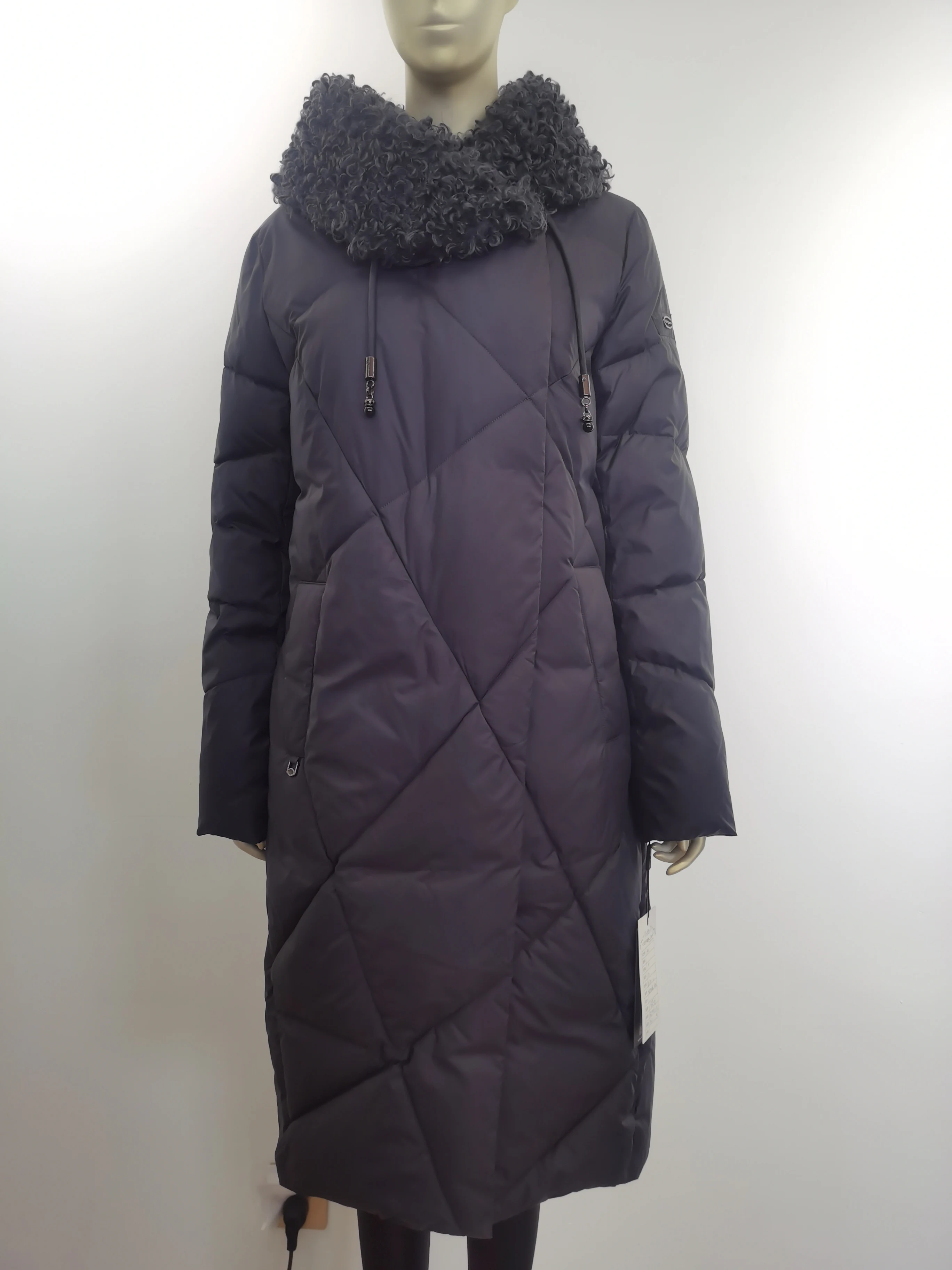 VERALBA Ladies Long Down With Fur Collar Hat Winter Cold Warm Slim Overcoat Fashion 2022 Latest Jacket Female Coat Womens Puffer