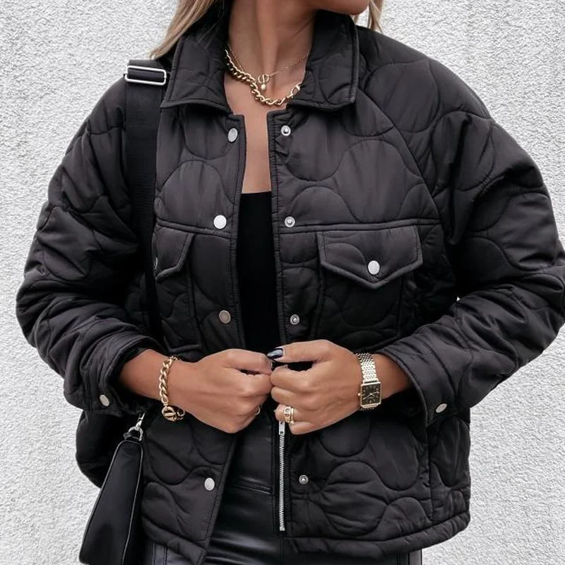 New Autumn Winter Women Oversize Vintage Plaid Blue Denim Parka Coat Casual Loose Long Cotton Jacket Outerwear Female 2021
