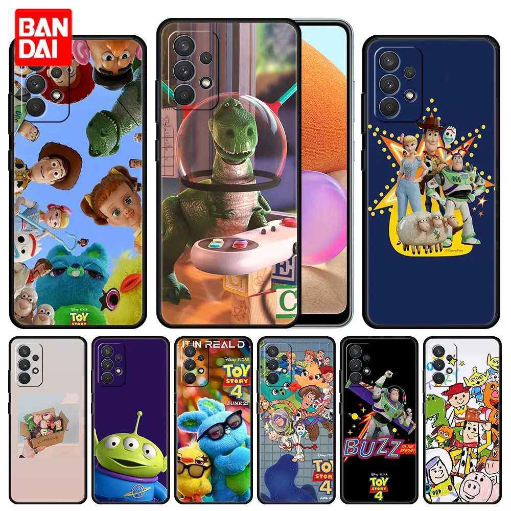 

Disney Cartoon Toy Story Aliens Phone Case for Samsung Galaxy A51 A52 A03 A13 A31 A32 A50 A70 A71 Note 20 Ultra 5G Korea Casing