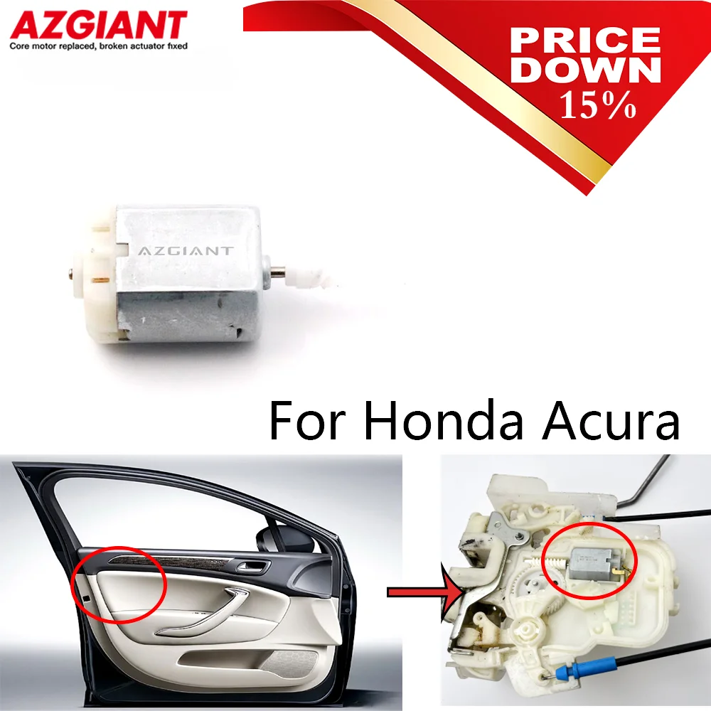

For 2002-2006 Acura RSX, 2005-2010 Honda Odyssey Door Lock Engine Motor Actuator Central Motors