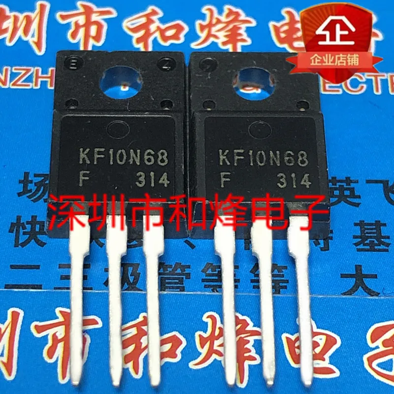 

Оригинал 2 шт./KF10N68 KF10N68F TO-220F 680V 10A