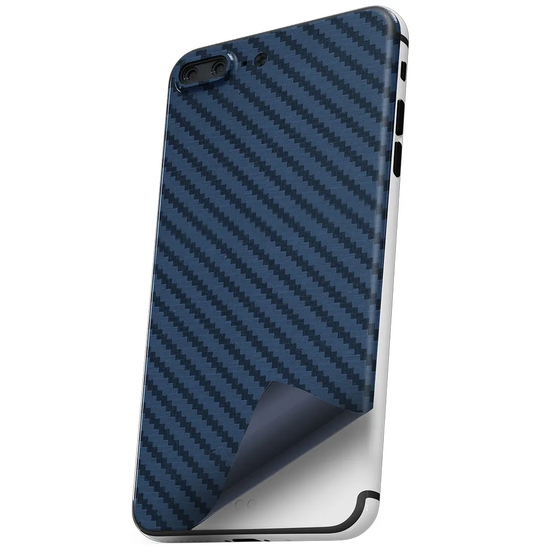 Пленка защитная гидрогелевая Krutoff для Mobile Phones Honor 8 задняя сторона (карбон синий) -