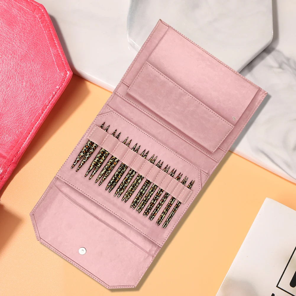 

Спицы для вязания, 12 пар, круговые Бамбуковые Спицы, аксессуары для шитья, «сделай сам», аксессуары для вязания с сумкой для хранения