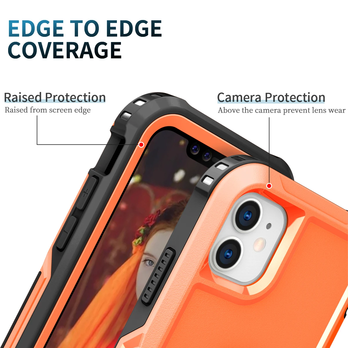 For Apple iPhone 11 2019 Case Shockproof Protect Hybrid Hard Rubber Impact Armor Phone Cases For iPhone 11 2019 Cover