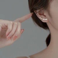 womens fashion stars cute stud earrings shiny white zircon exquisite versatile trendy female earring jewelry accessories gift