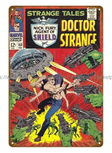 Настенные Подвески странные сказки дотор странный 1967 металлический жестяной