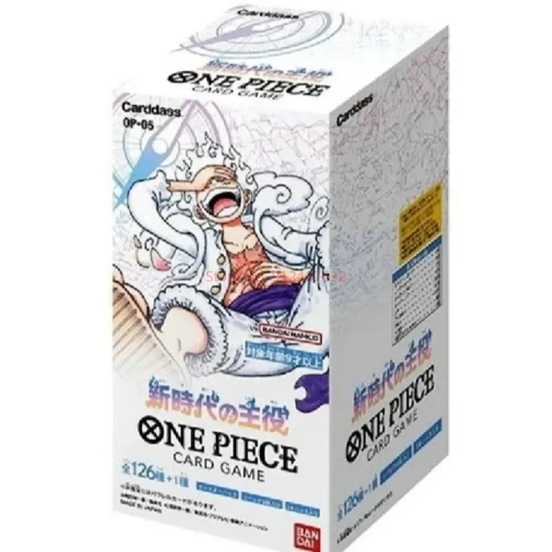 Bandai One Piece Op-05 Коллекционная карта аниме Booster Box Пробуждение новой эпохи Tcg
