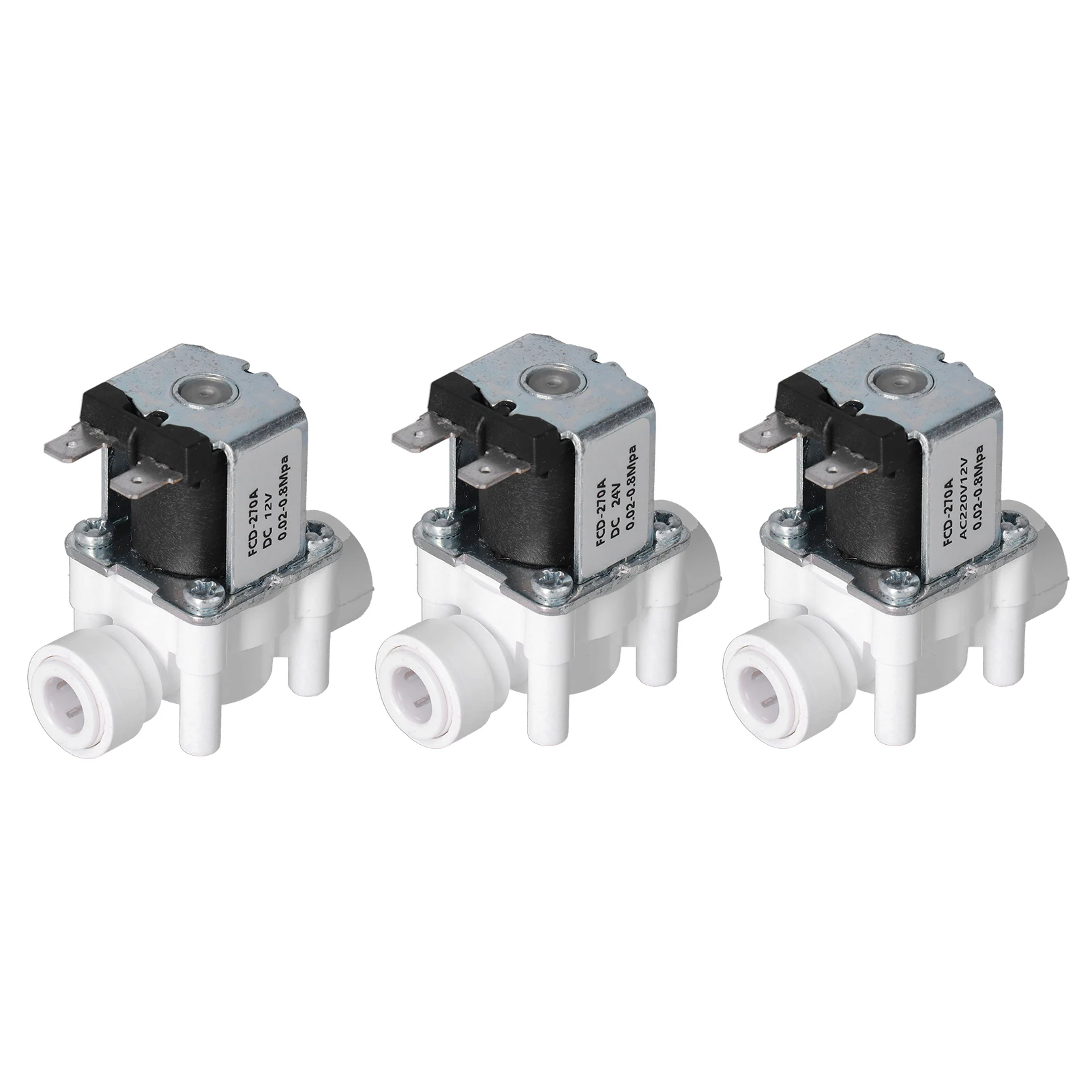 

Электромагнитный клапан Aramox 3/8", DC12V/DC24V/AC220V