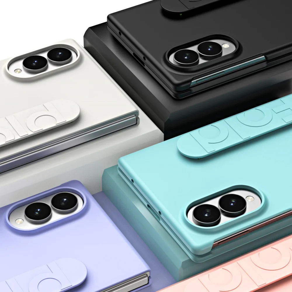 Фото Новейший фиолетовый матовый эластичный чехол-браслет для Samsung Galaxy Z Fold 8 Ultra, Z Fold 8, 7, 6, 5 с ремешком на запястье, ударопрочный чехол. №5