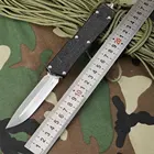 Многофункциональные ручные инструменты SABADO 2020 MT OTF для использования на открытом воздухе, для самообороны, для повседневного использования, лезвие из потертого камня D2, алюминиевая ручка