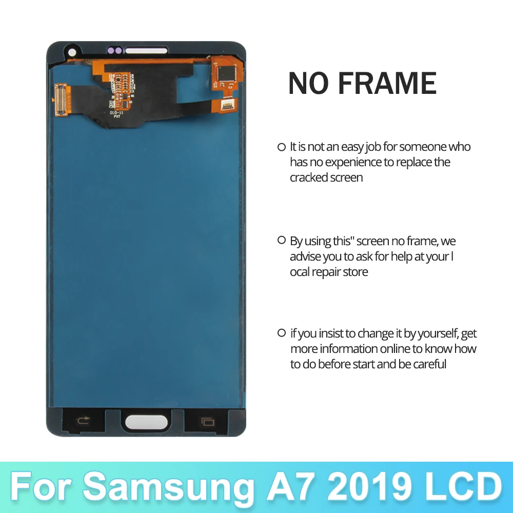 Дисплей для Samsung A7 2019 A700 ЖК-дисплей с рамкой замена сенсорного экрана в сборе A700F