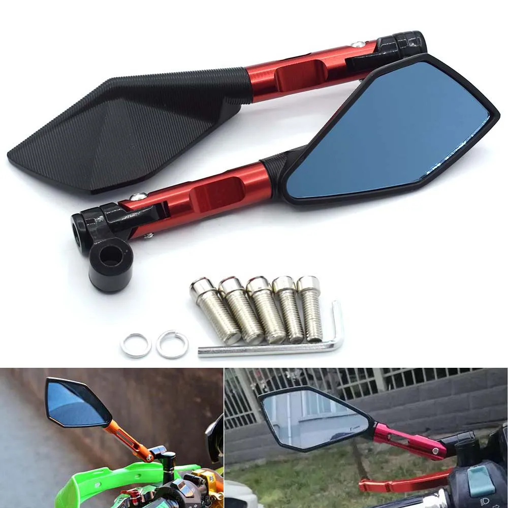 

Universal 8mm 10mm motorcycle rearview mirror CNC aluminum alloy For YAMAHA MT-01 MT-03 MT-07 MT-09 FZ-07 FZ-09 MT-10 MT-25 FZ1