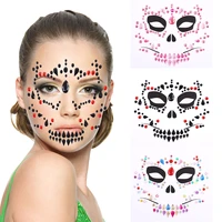 face decoration acrylic glitter diamond face tattoo show music festival party prom face decoration temporary tattoo stickers