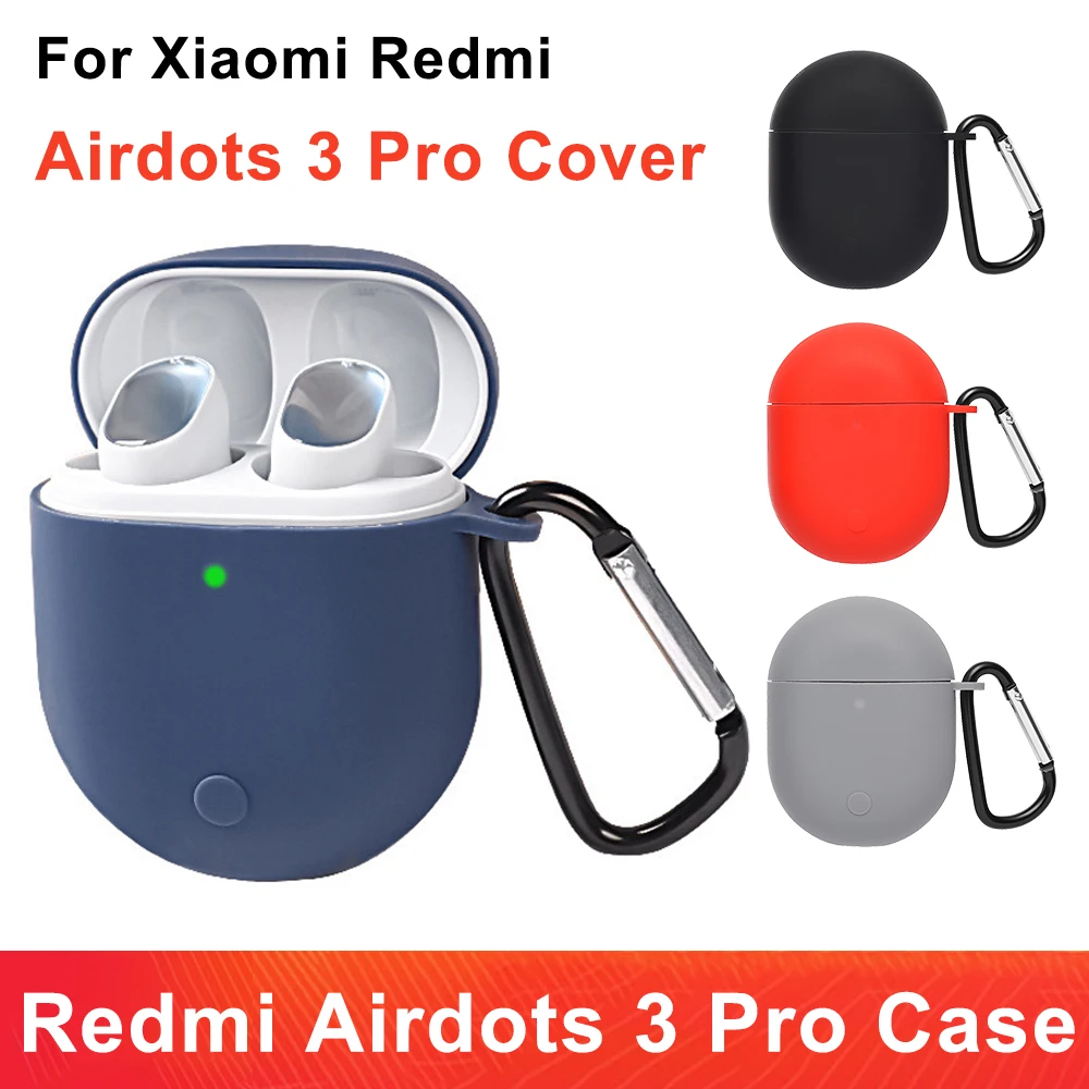 

Soft Silicone Earphone Case for Xiaomi Redmi Buds 3 Pro Wireless Earbuds Protect Shell for Redmi Airdots 3 Pro Headphone Cover