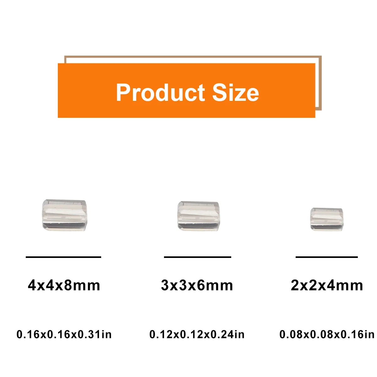Прозрачный серый цвет AB прямоугольные прокладки из австрийского хрусталя