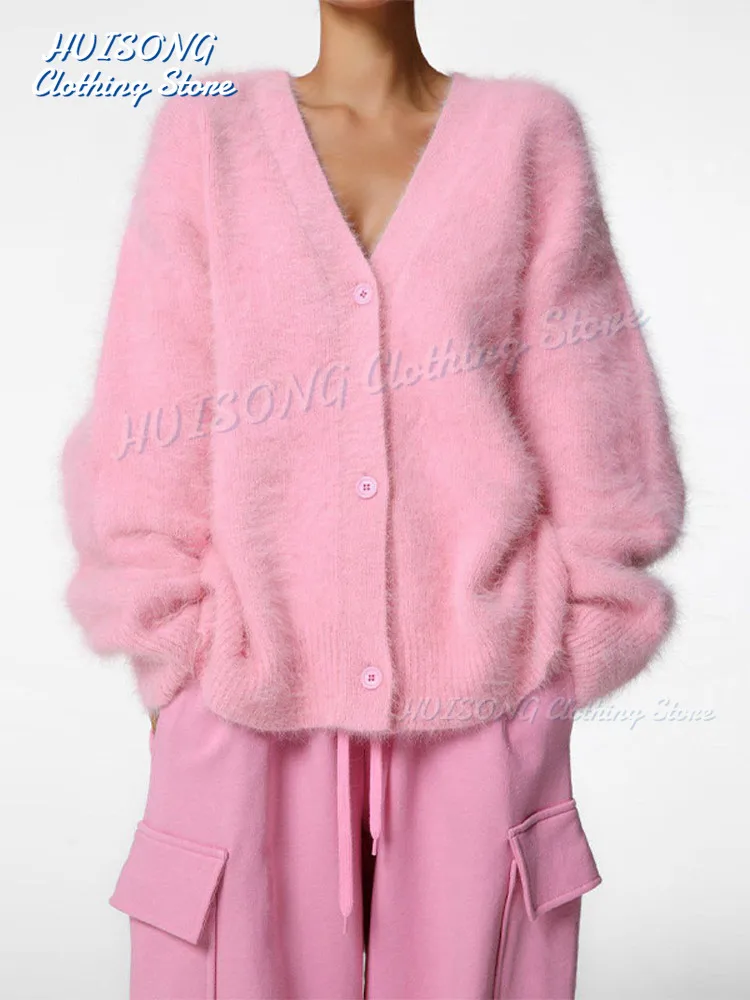 Женский трикотажный кардиган из плотной кашемировой шерсти