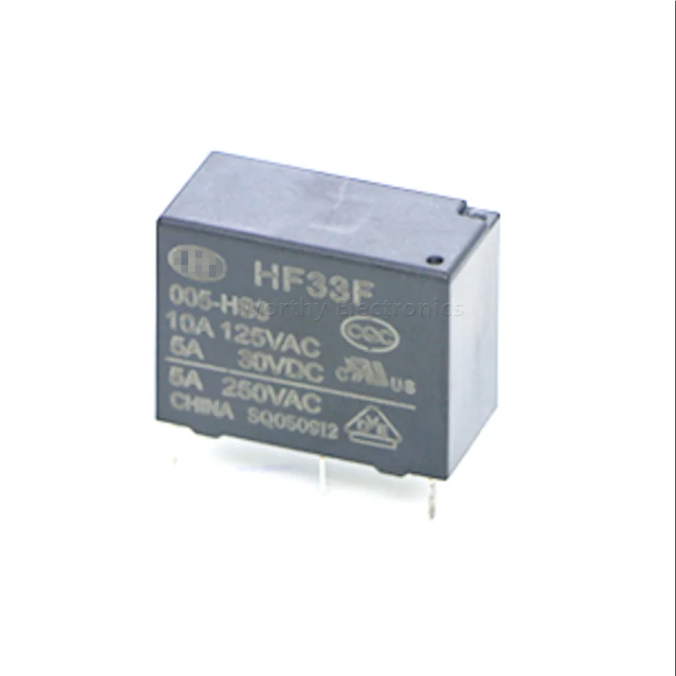

Free shipping 10pcs/lot JZC-HF33F-005 012 024-HS3 5V 12V Relay 4PIN