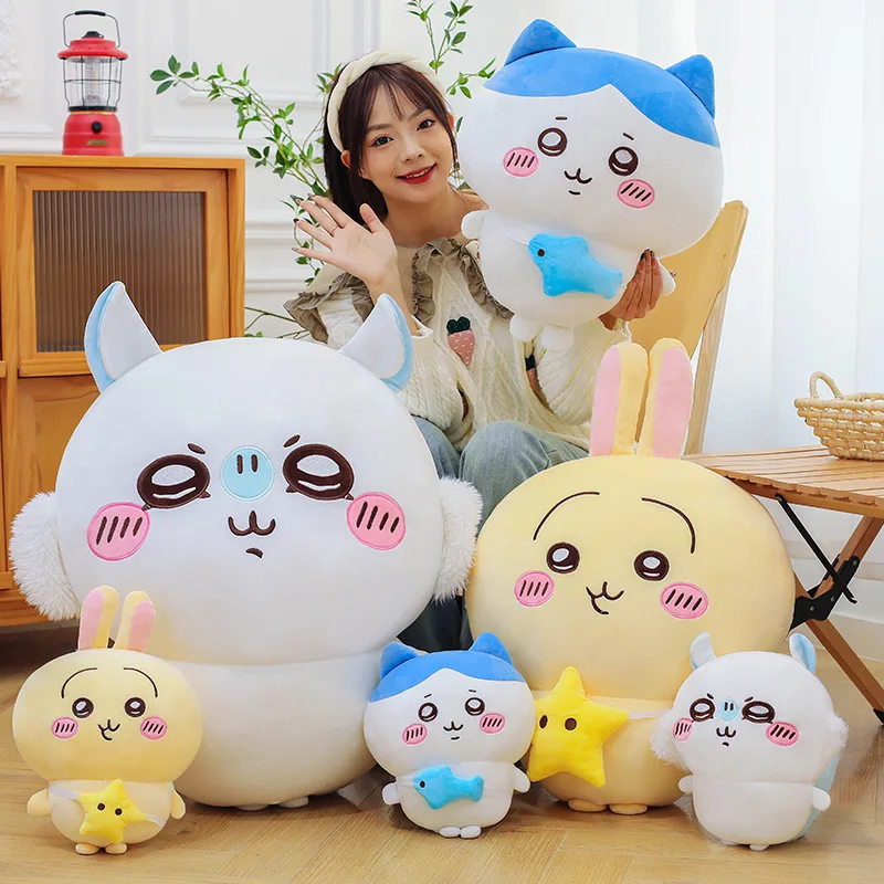 Фото Горячая 30-80 см Kawaii Hachiware Momonga плюшевые игрушки плюшевые куклы мягкие, но не легко деформируемые плюшевые украшения комнаты подарок на день рождения №3