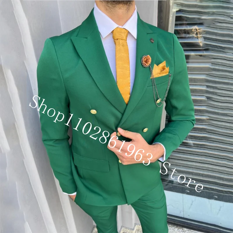 Рисунок 2 - Элегантные двойные ластированные костюмы для мужчин