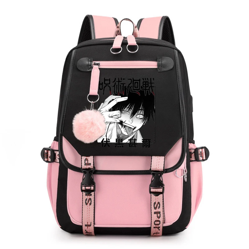 Новый аниме Fushiguro Toji рюкзак для девочек школьная сумка женщин мужчин