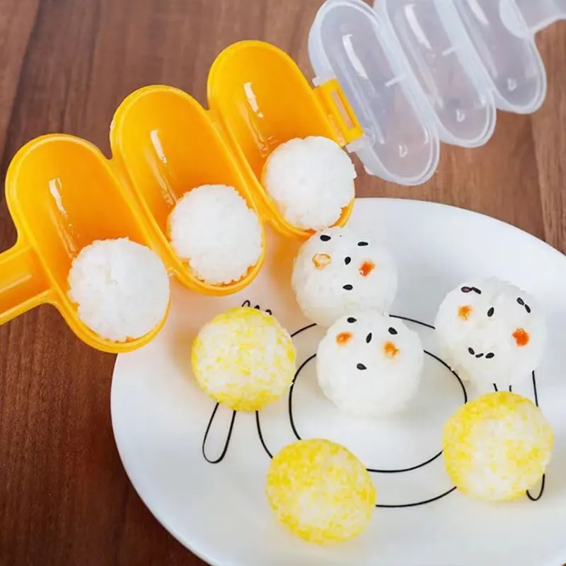 

Rice Ball Molds Sushi Mold Creativity Maker Diy Kitchen Accessories Sushi Making Tools Bento gadgets Free Shipping Items 2Pc/Set