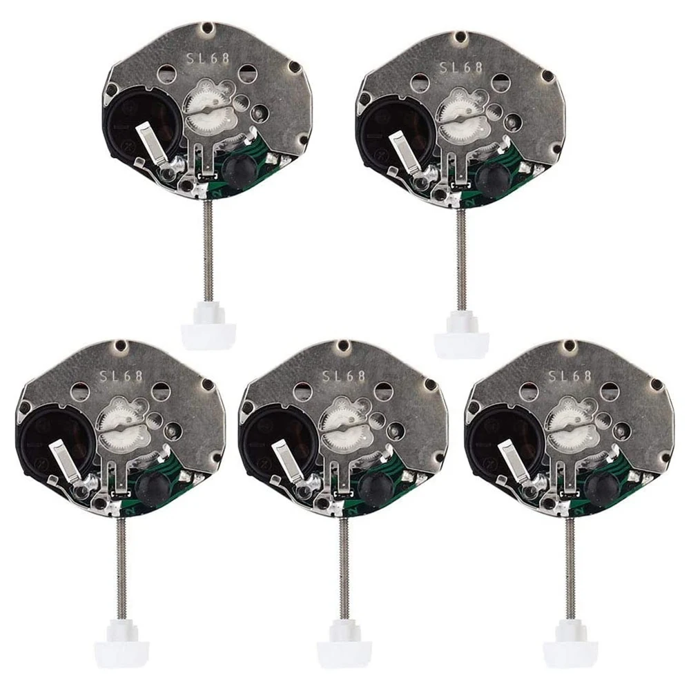 

Watch Movement, 5Pcs SL68 Quartz Watch Movement Accessories Repairing