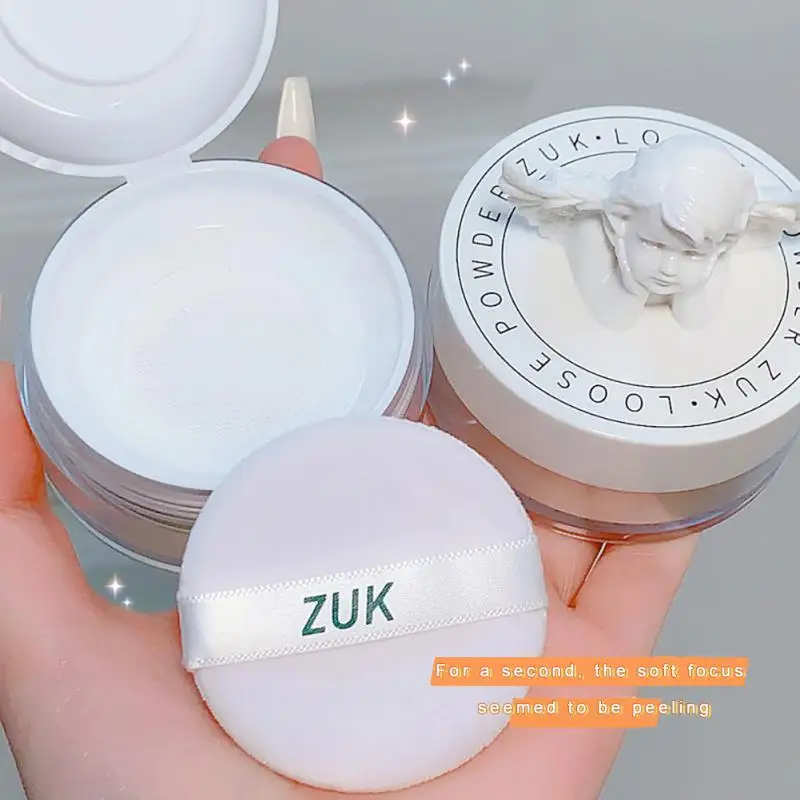 

ZUK Little Angel Air Loose Powder Lasting Set Makeup Student Cheap Oil Control Waterproof Sweatproof Not Easy To Take Off Makeup
