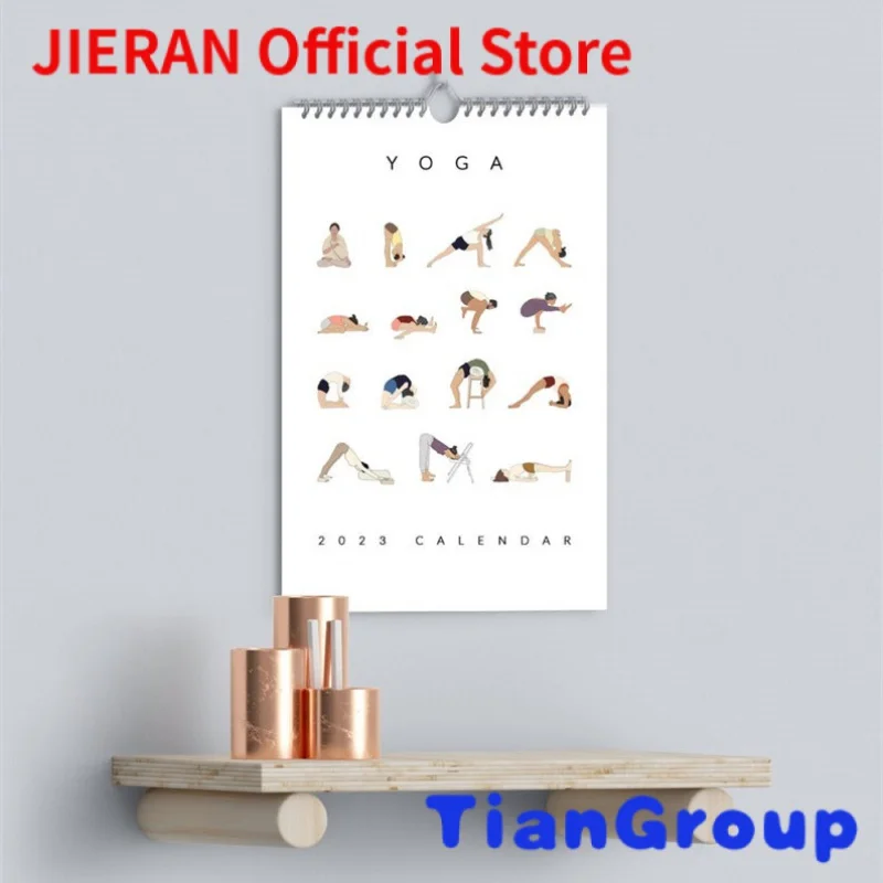 

Custom Yoga Wall Calendar 2023 Daily Sports Wall hanging Calendar