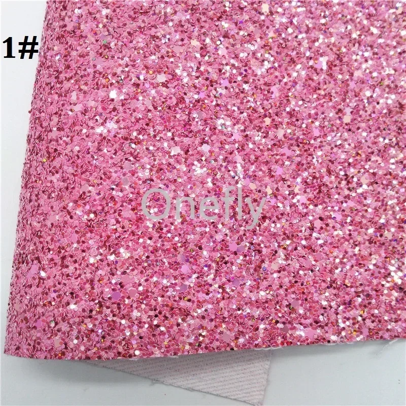 Onefly розовая блестящая кожа Русалка искусственная ткань простыни для банта DIY