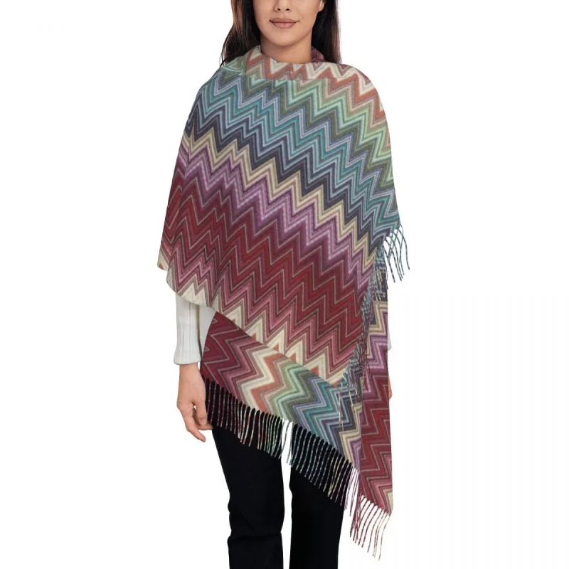 

Модные теплые шали с абстрактным геометрическим рисунком для дома, зимние осенние шали, современные камуфляжные шарфы в стиле бохо