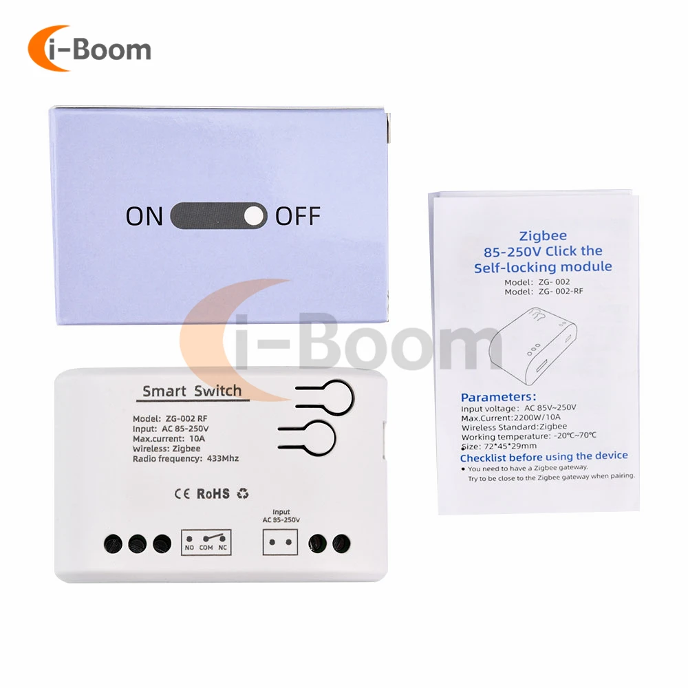 

Импульсный режим Tuya Switch zigbee 220 Модуль Wi-Fi 1/2/4CH Tuya Smart Life Модуль управления Реле 10A Alexa Switch Gateway Bridge RF