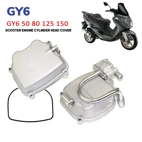 GY6 50 80 GY6125 150 Блок Крышки Головки Двигателя Прокладка Головки Блока Цилиндров Деталь Для Скутера ERG - Аксессуар Для З...