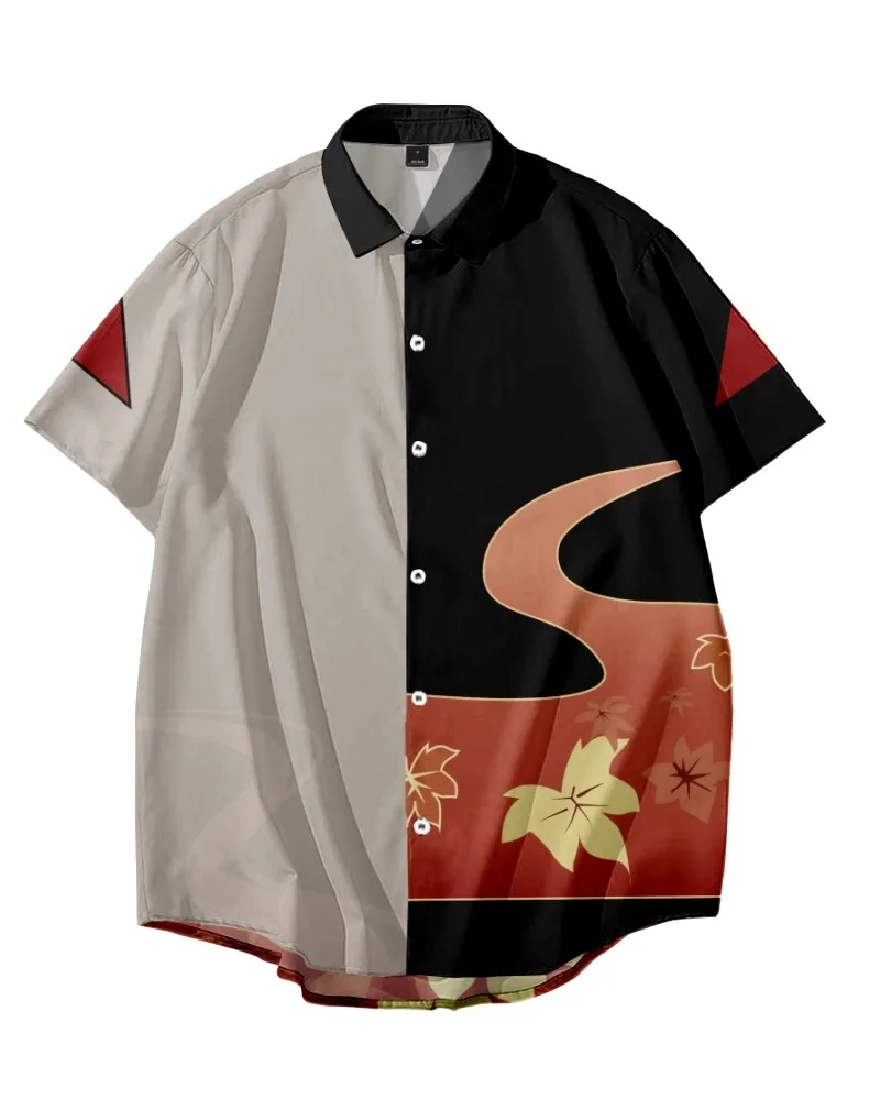 Новинка 2022 мужская рубашка/кимоно/футболка/шорты большого размера с 3D принтом из