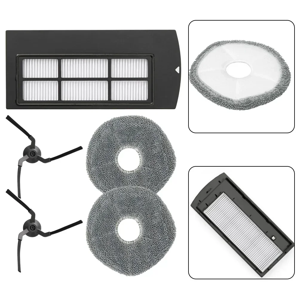 2 шт. боковая щетка с фильтром тканевая накладка для швабры Eufy Clean X9 Pro запчасти