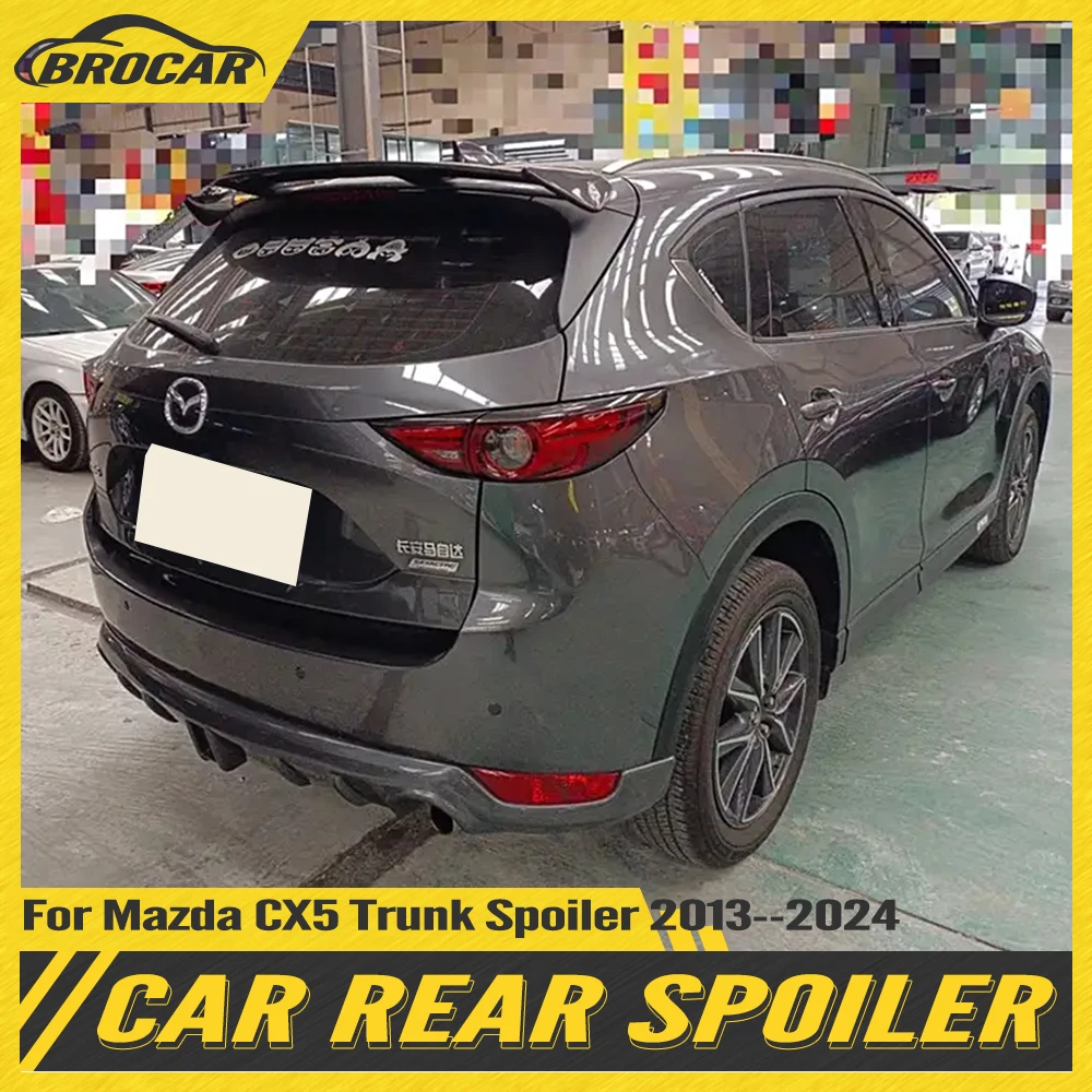 Спойлер для багажника Mazda CX5 2013-2024 высококачественный Неокрашенный спойлер из