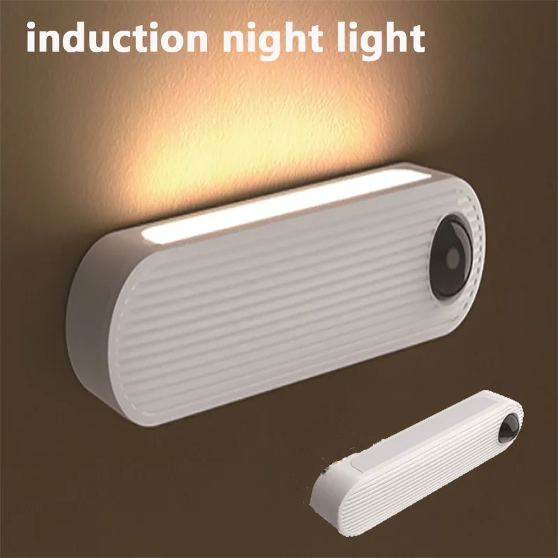 

Led Ultra-thin Motion Sensor Wireless USB Cabinet Night Light Wardrobe Light Suitable For Kitchen Cabinet Bedroom Wardrobe