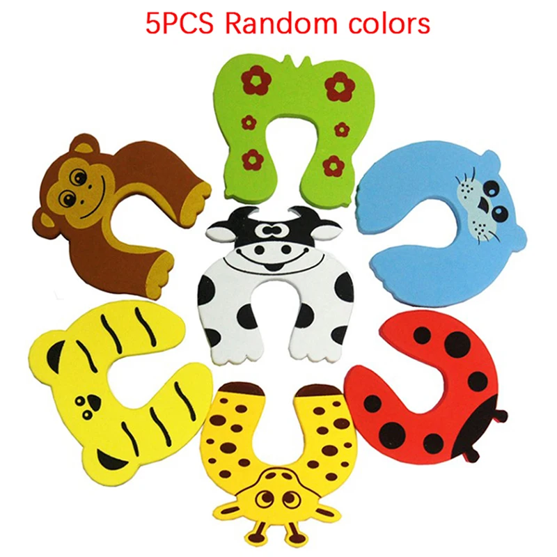 5 шт. безопасные для пальцев мягкие пенопластовые дверные замки защиты детей EVA