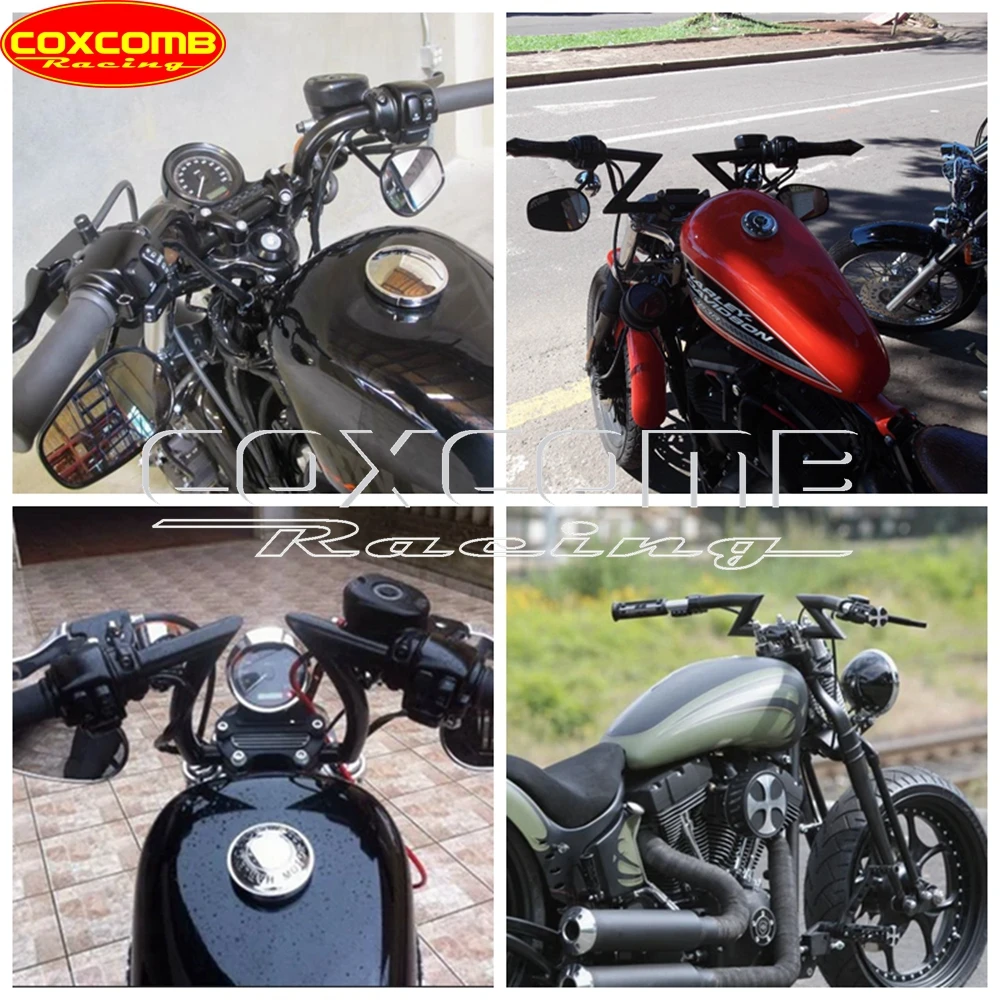 1 дюймовая ручка для мотоцикла Harley Softail Road King Cruiser Street Bob Sporster Iron XL883 XL1200 Dyna стальные