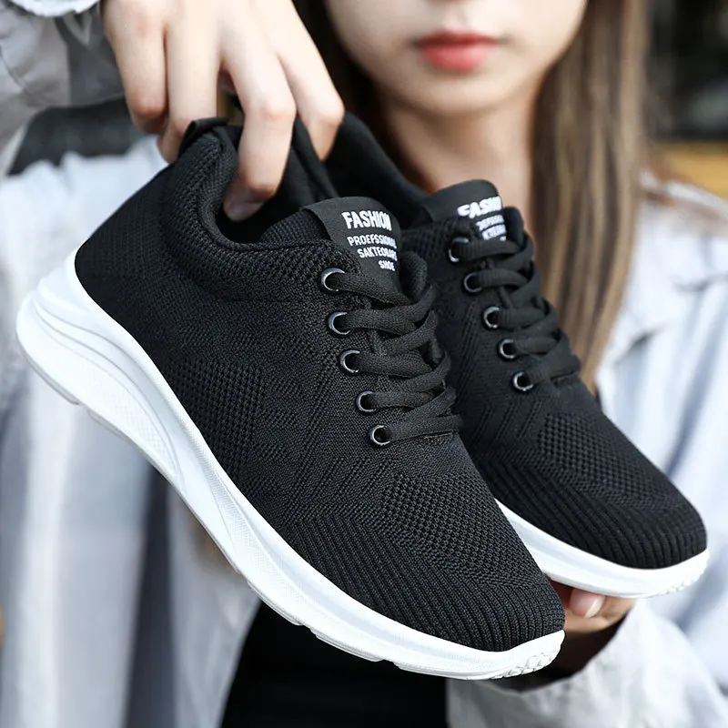Women's Sneakers Trendy Soft Sole Fashion Casual Sports Shoes Outdoor Non-slip Comfortable Lightweight Breathable Walking Shoes