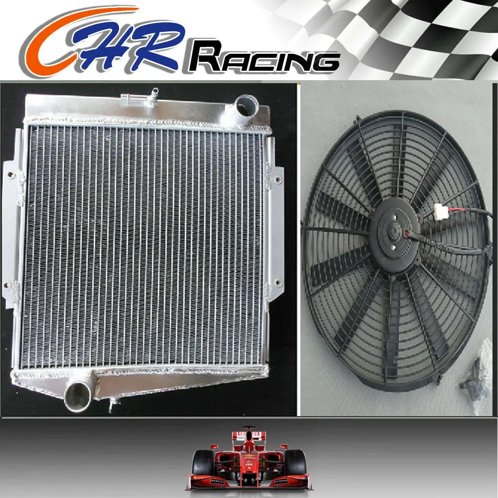 

Aluminum Radiator DATSUN SPORTS FAIRLADY 1500/1600/2000 ROADSTER 1963-70+Fan