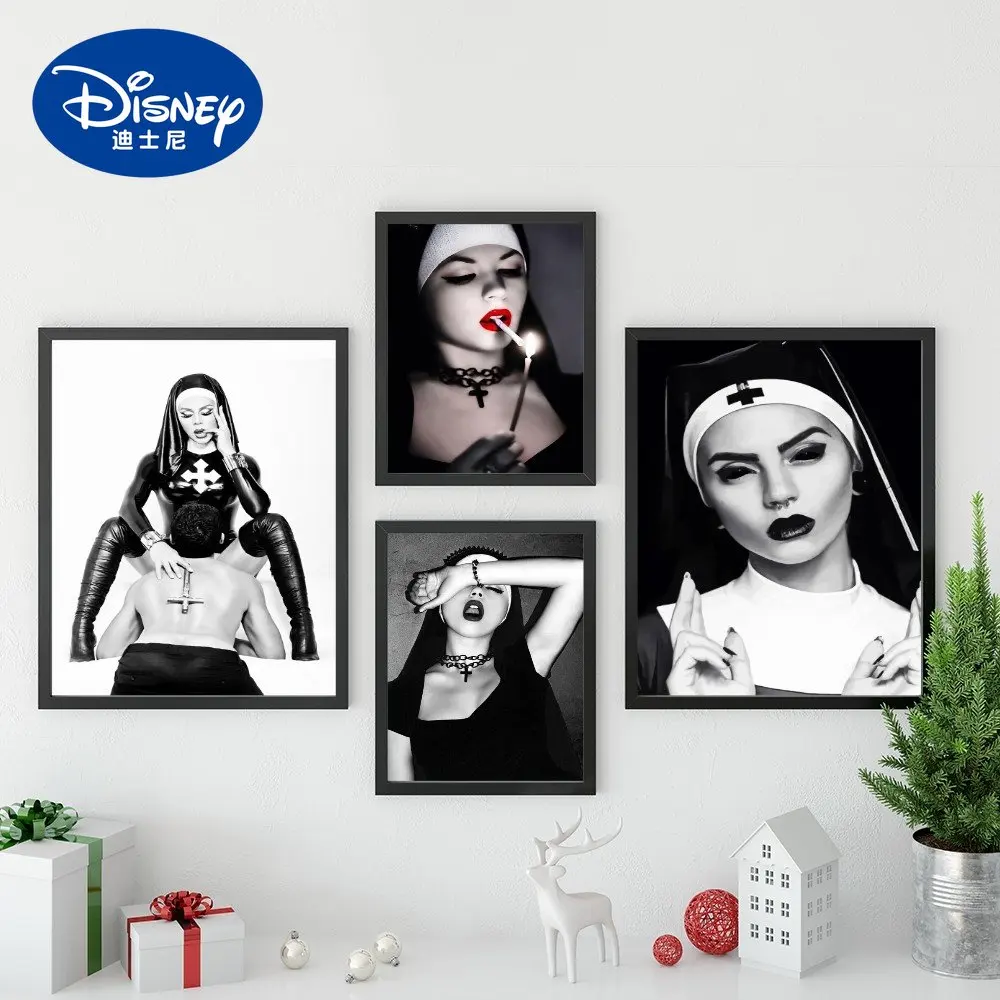 

Постер монахини Disney, без рамки, печать для гостиной, детской, спальни, украшение для дома, Настенный декор
