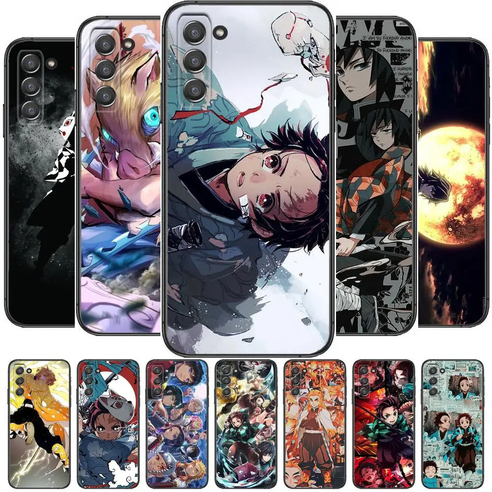 

Anime Demon Slayer: Blade Phone cover hull For SamSung Galaxy s6 s7 S8 S9 S10E S20 S21 S5 S30 Plus S20 fe 5G Lite Ultra Edge