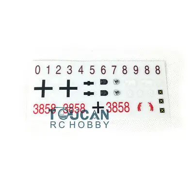 

Spare Parts HENG LONG 1/16 German IV F RC Remote Tank 3858 Cross Decal Sticker Controlled Toys for Boys TH00281-SMT7