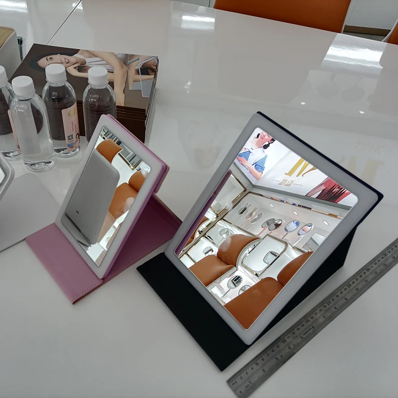 Женское настольное косметическое зеркало с USB-зарядкой 2000 мАч