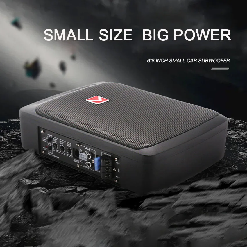 Автомобильный сабвуфер усилители динамик с частотой 20 ~ 160 Гц ультратонкий