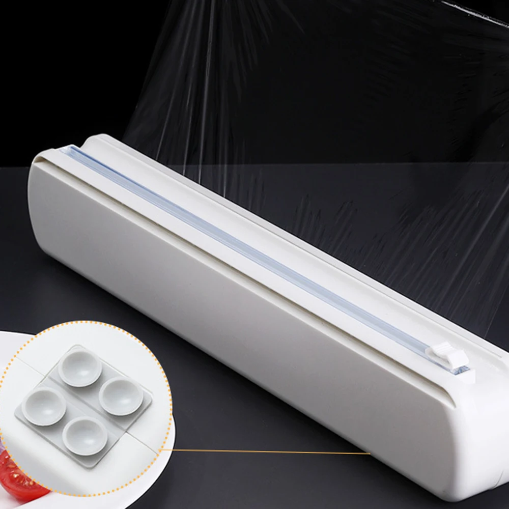 Коробка для резки пищевой пленки держатель хранения фотопленки с присоской